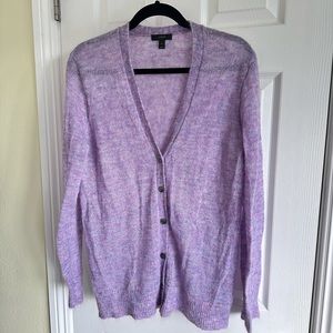 J Crew mohair sweater cardigan